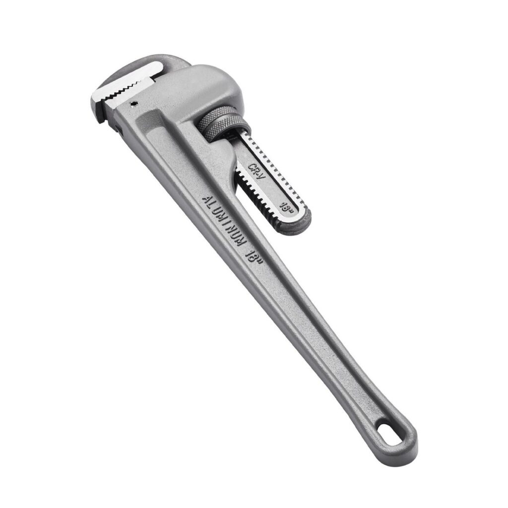 aluminum handle pipe wrench