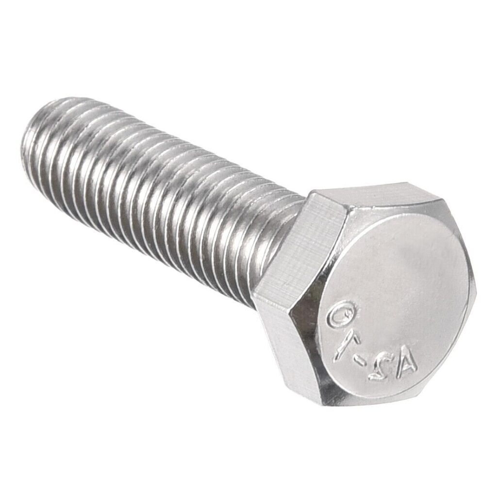 b.hexagon head screws (fully threaded)
